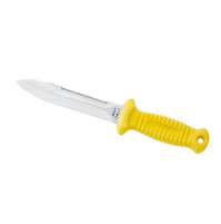 Sub 15D knife - Inox - Yellow Color - KV-ASUB15D-Y - AZZI SUB (ONLY SOLD IN LEBANON)